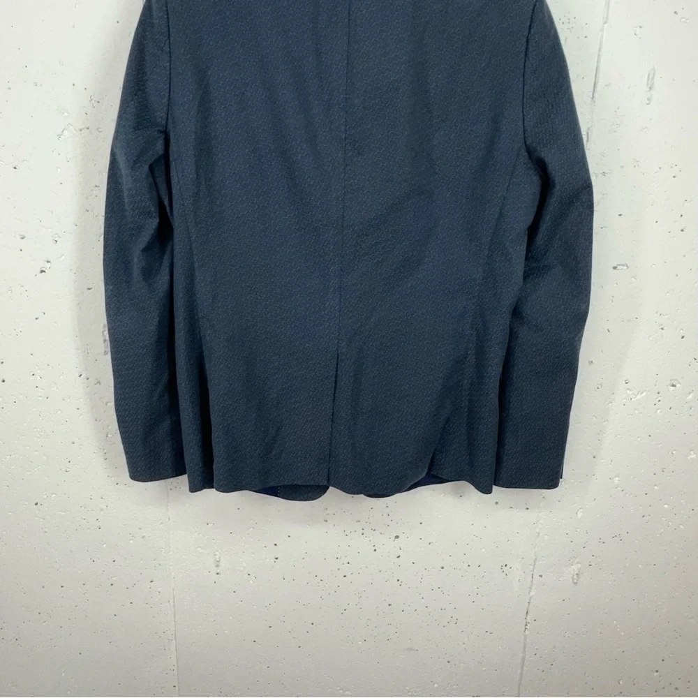 Scotch & Soda Men’s Size XL / 52 ( US 42 ) Navy Blue Print Blazer